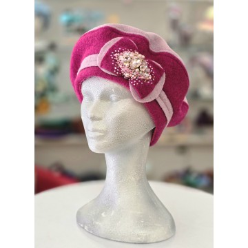 PRÉCIEUX  fuchsia/rose pâle