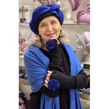 FLORALIE noir /saphir