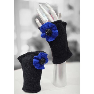 FLORALIES noir/saphir ....