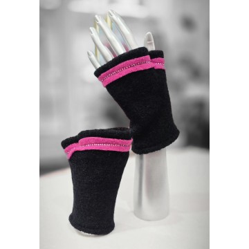 CHARLESTON noir/fuschia....