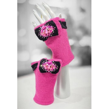 PRECIEUSES fuschia/noir....