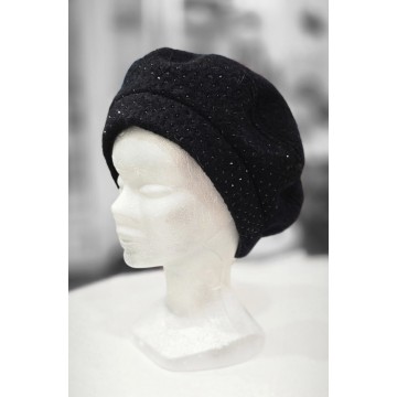 MAGNIFIQUE noir. Béret