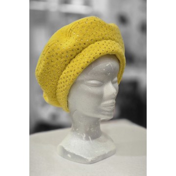 MAGNIFIQUE citron. Béret