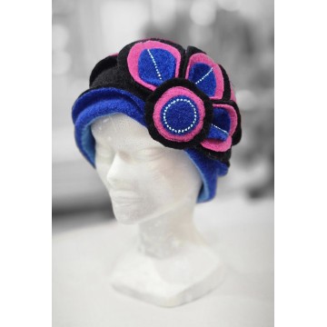 COLIBRI saphir/noir. Toque