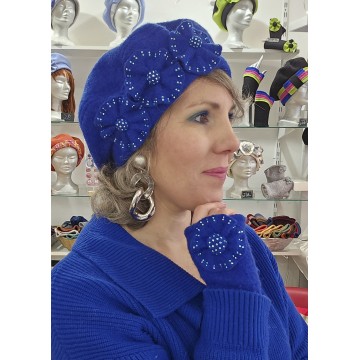 TRESOR saphir. Mitaines