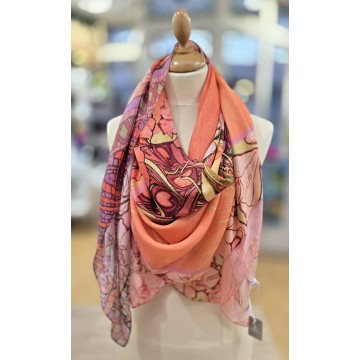 Carré Modal eveil corail