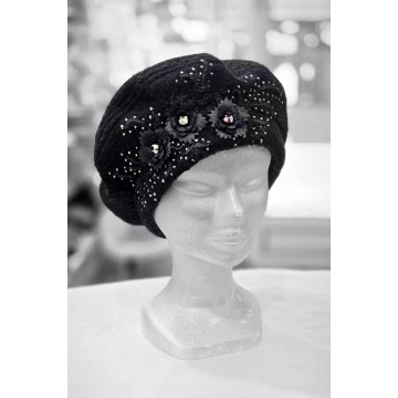 MELODIE noir. Béret