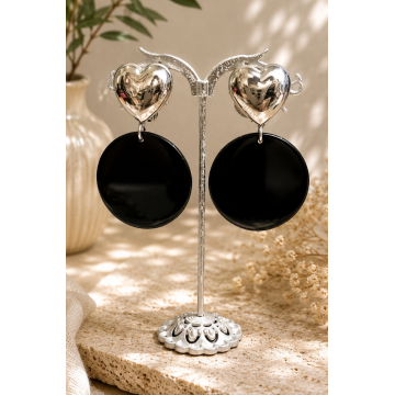 Petit coeur argent (clips)
