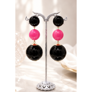 Pepsy noir/fuschia (clips)